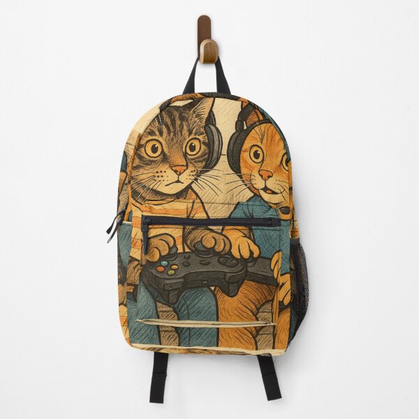 Item preview, Cat gamers designed and sold by YMStore.