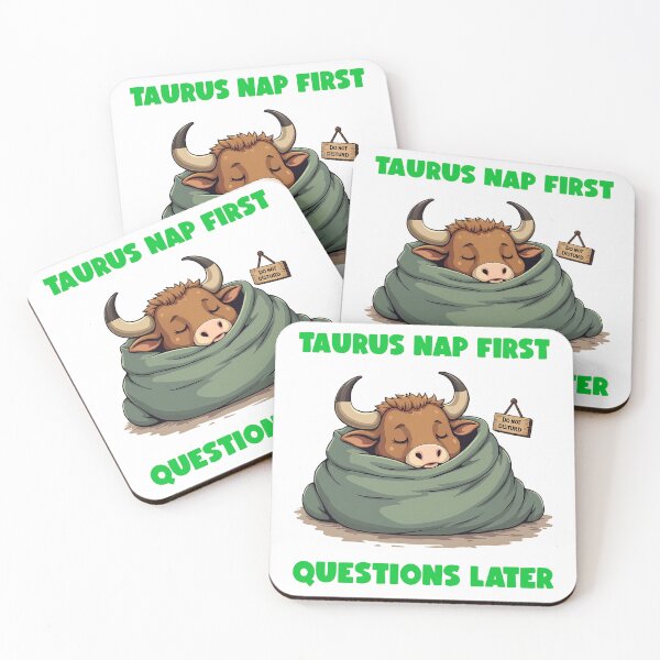 Item preview, TAURUS NAP FIRST QUESTIONS LATER designed and sold by gogettadriptees.