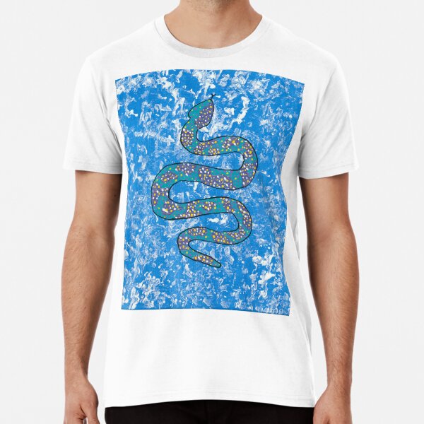 Item preview, Ocean Spark Abstract Snake Black Outline designed and sold by KinderSnakeArt.