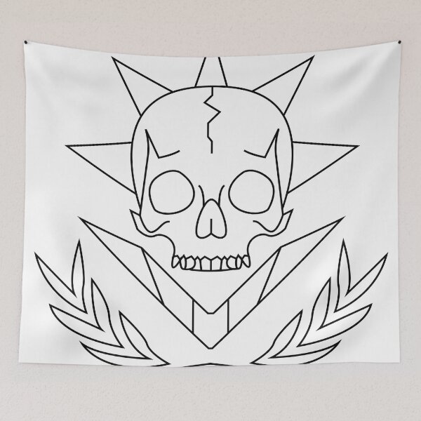 Item preview, Crowned skull emblem designed and sold by estebansequeira.