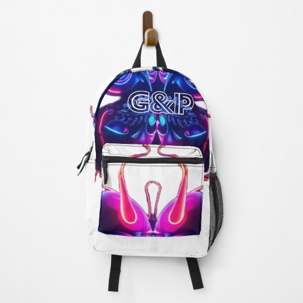 Item preview, Neon Abstract Vibes – Dark Purple & Pink Flow by Grind&Prosper designed and sold by Grind&Prosper .