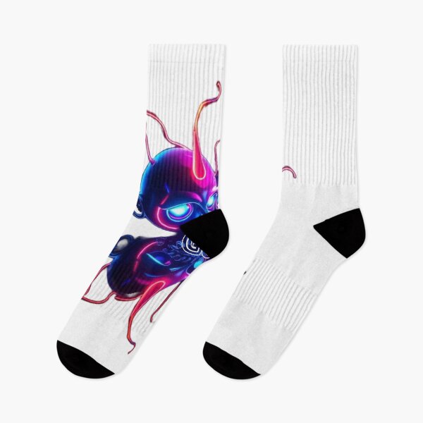 Item preview, Neon Abstract Vibes – Dark Purple & Pink Flow by Grind&Prosper designed and sold by Grind&Prosper .