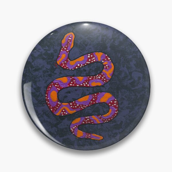 Item preview, Fire and Shadow Abstract Snake designed and sold by KinderSnakeArt.