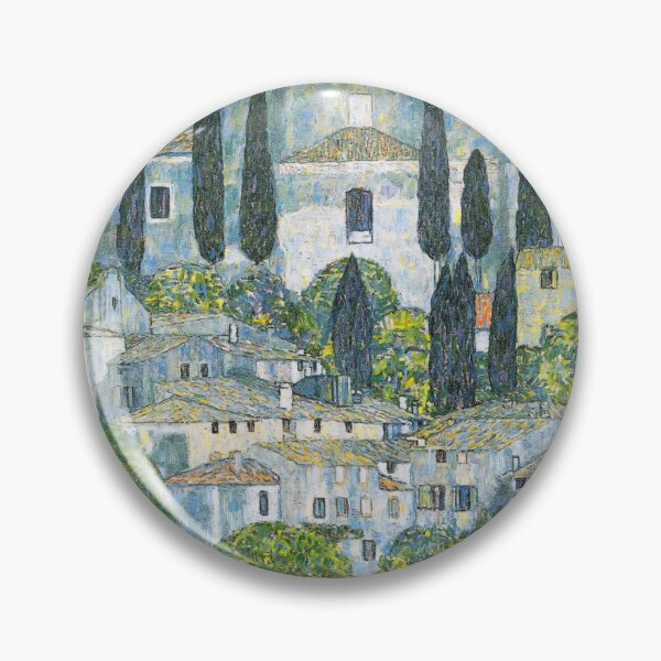 Item preview, Gustav Klimt : Church in Cassone (1913) designed and sold by YNTDigitalHouse.