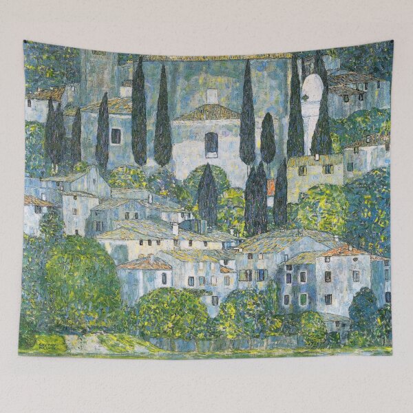 Item preview, Gustav Klimt : Church in Cassone (1913) designed and sold by YNTDigitalHouse.