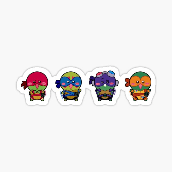 Item preview, Rise of the TMNT mini chibis designed and sold by Lanthart.