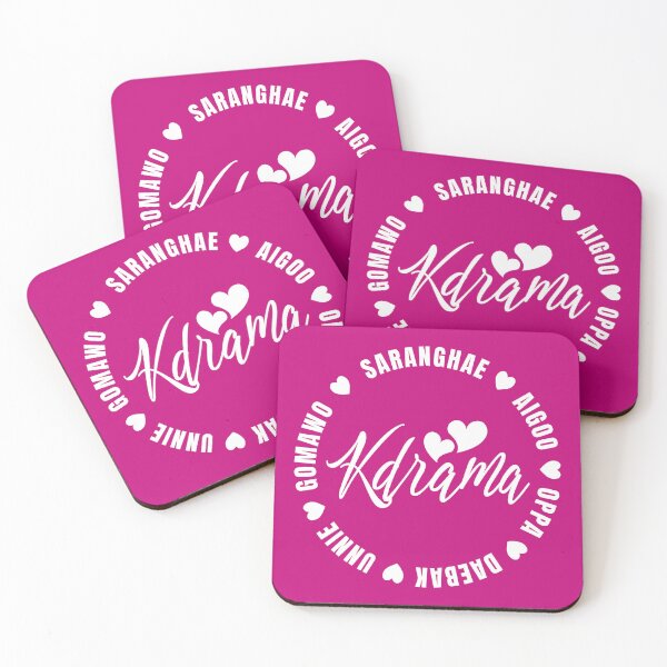 Item preview, Kdrama Circle Design with Cute Korean Words designed and sold by KGlam.