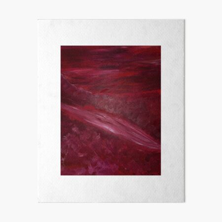 Item preview, red abstract acrylic painting designed and sold by ArtismStudio.