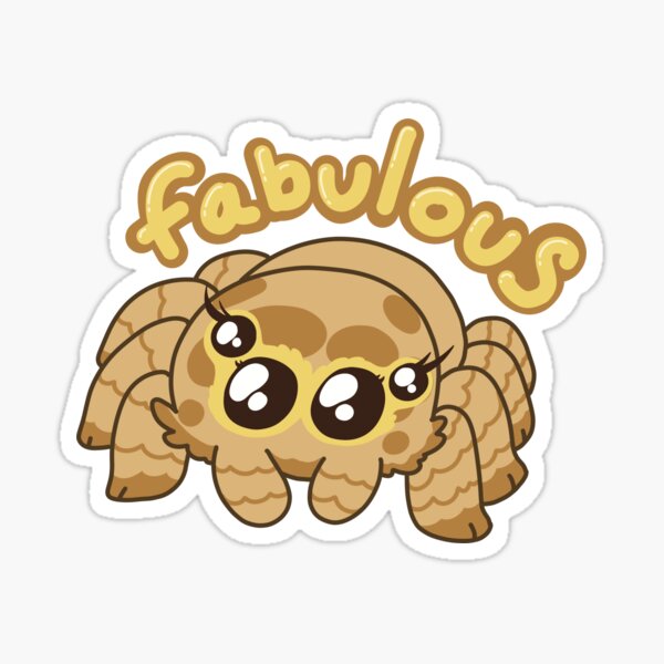 Item preview, Fabulous jumping spider designed and sold by Caterpillar With A Crayon.