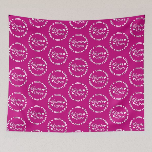 Item preview, Kdrama Queen Circle with Korean Cute Slang designed and sold by KGlam.