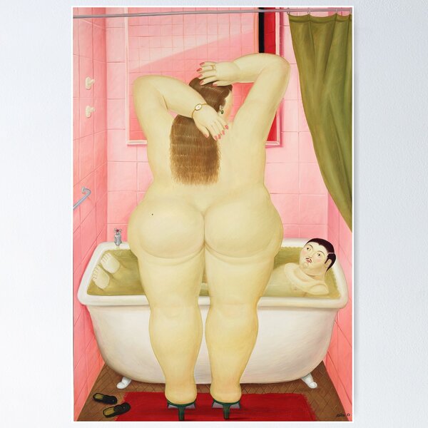Item preview, The Bathroom | Fernando Botero designed and sold by Kimmomaki.