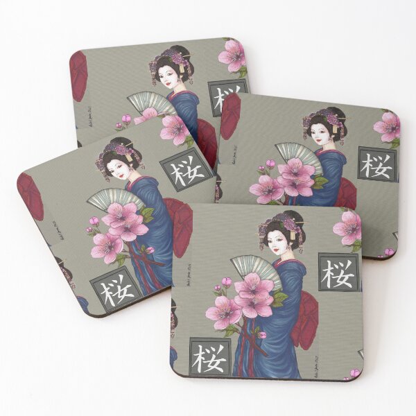 Item preview, Sakura Spring by Paula C. Jensen, digital ArtRage painting, 2025. designed and sold by PollywogDesigns.