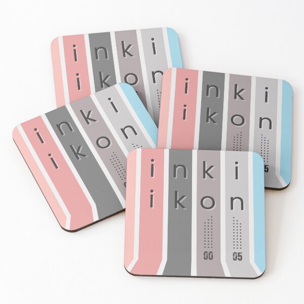 Item preview, Design 00–05: “inki ikon: Dusty Blush” designed and sold by inki ikon press // Merch with Mood. We print what you're thinking! .