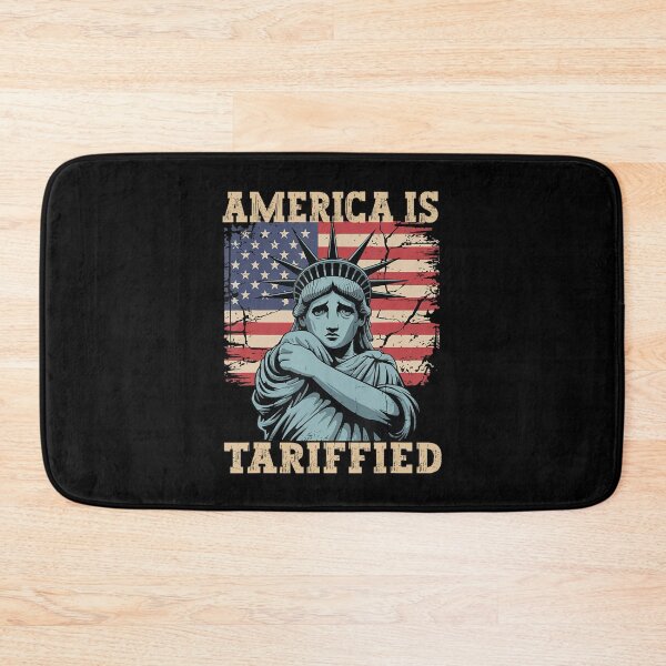 Item preview, America Is Tarrified Parody Statement Bold Political Humor designed and sold by SunsetGlimpse.