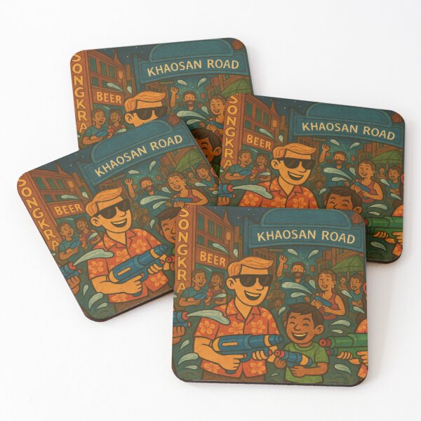 Item preview, Splash Madness on Khaosan Road designed and sold by BobArtGallery.