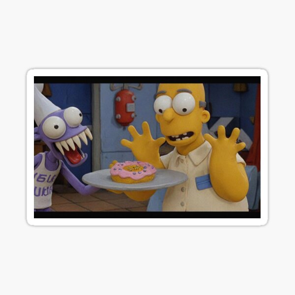 Item preview, Claymation Treehouse of Horror Donut designed and sold by ClaymationWorld.