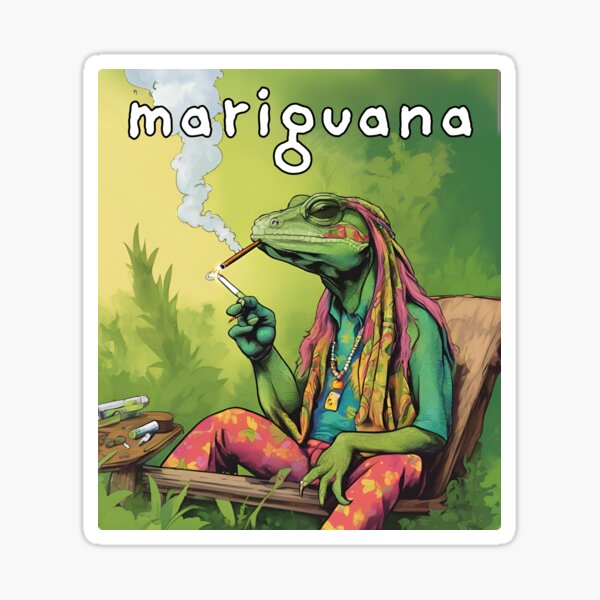Vista previa del artículo con la obra «Legalizar la marihuana», diseñado y vendido por silver-hippie.