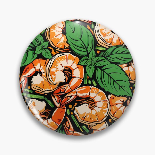 Item preview, Pop Art Thai Shrimp Dish Illustration designed and sold by pangmee.