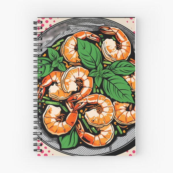 Item preview, Pop Art Thai Shrimp Dish Illustration designed and sold by pangmee.