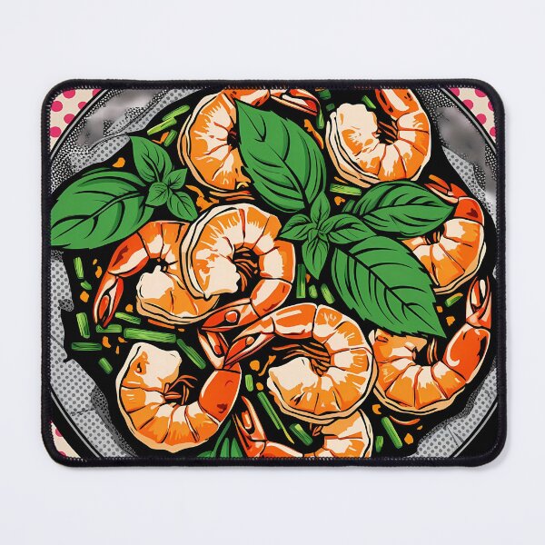 Item preview, Pop Art Thai Shrimp Dish Illustration designed and sold by pangmee.