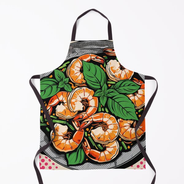 Item preview, Pop Art Thai Shrimp Dish Illustration designed and sold by pangmee.