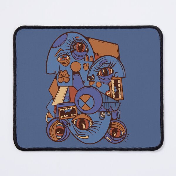 Item preview, blue cubism designed and sold by crestfallenmermaid.