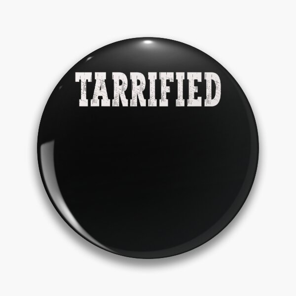 Item preview, Funny Political Tarrified White 90s designed and sold by SunsetGlimpse.