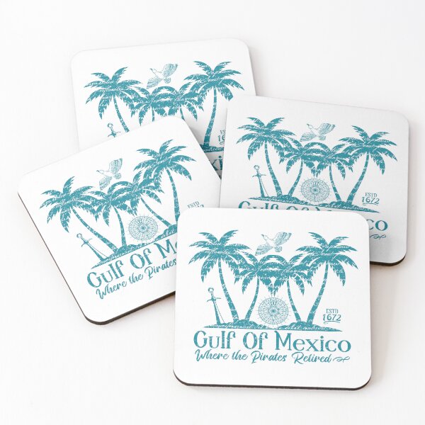 Item preview, Gulf of Mexico – Nautical Coastal Design in Ocean Teal designed and sold by EpochFusion.