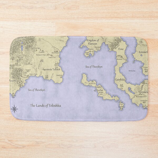 Item preview, Map of Teloshka designed and sold by slim6y.
