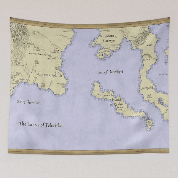 Item preview, Map of Teloshka designed and sold by slim6y.