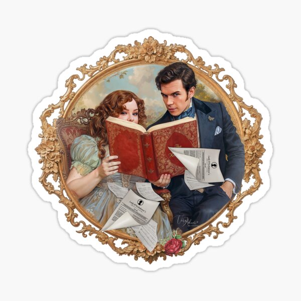 Aperçu de l'œuvre Pénélope et Colin Bridgerton créée et vendue par Vera-Adxer.