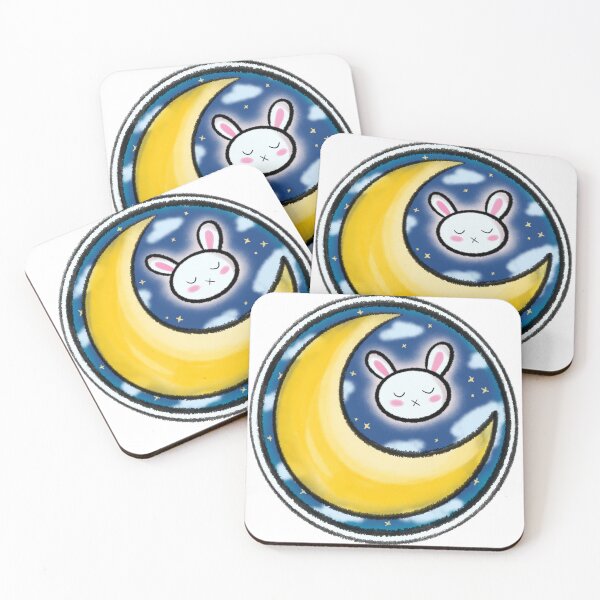 Item preview, sleepy moon rabbit designed and sold by Zoristix.