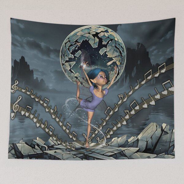 Item preview, Balancing on music and magic, a little dancing fairy. designed and sold by nicky2342.