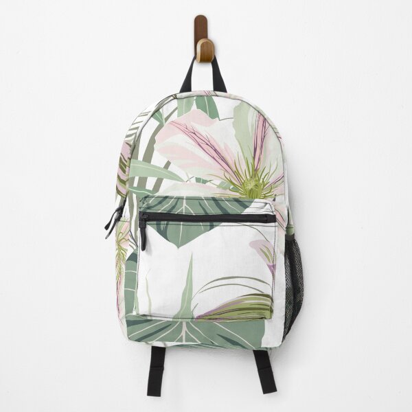 Item preview, White clematis flowers seamless pattern, branch, greenery. designed and sold by MatyKotiv.