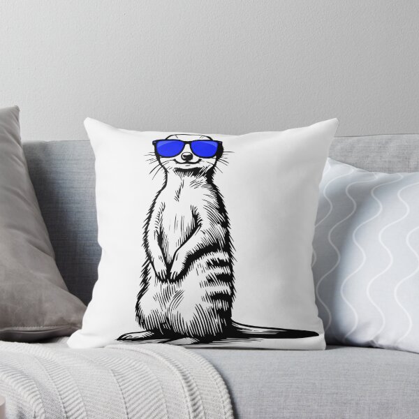 Item preview, Funny Meerkat with Shades – Cartoon Animal Art for Gifts & Apparel designed and sold by UniquePrintsByS.