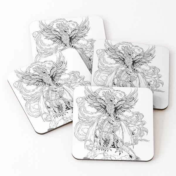 Item preview, Dragon and Phoenix designed and sold by Liliarts35.