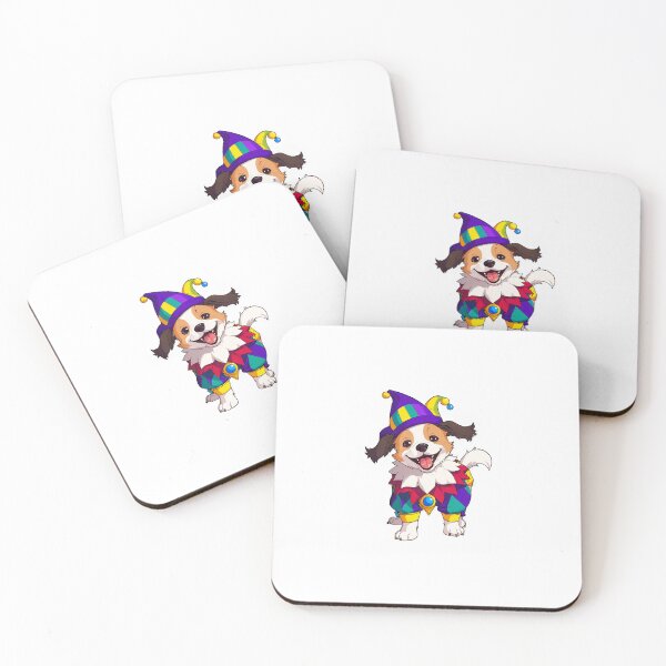 Item preview, Jolly Jester Pup: Playful & Festive Fun! designed and sold by LaughingPuppy.