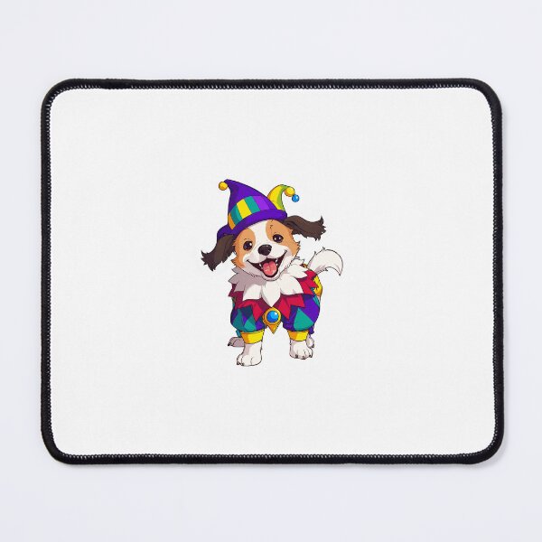Item preview, Jolly Jester Pup: Playful & Festive Fun! designed and sold by LaughingPuppy.