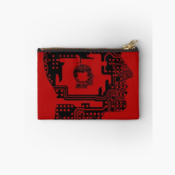 Item preview, AI Head: Red Signal Hello designed and sold by BPAbstracts.