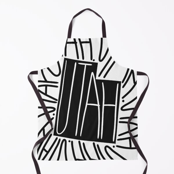 Item preview, Utah State - UT Map and Flag - Black and White - Typography USA Beehive State designed and sold by Ranggasme.