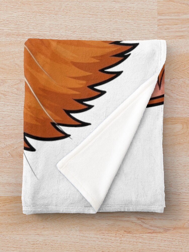 Thumbnail 3 of 6, Throw Blanket, Furious Feline Vector Sticker designed and sold by Alstrin.