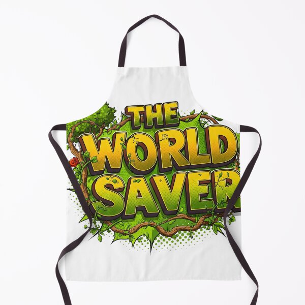 Item preview, The World Saver Comic Art designed and sold by Ink & Quip.