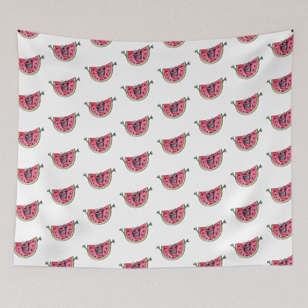 Item preview, Tropical Watermelon - Hand-Drawn Watercolor Illustration  designed and sold by KorzenArt.