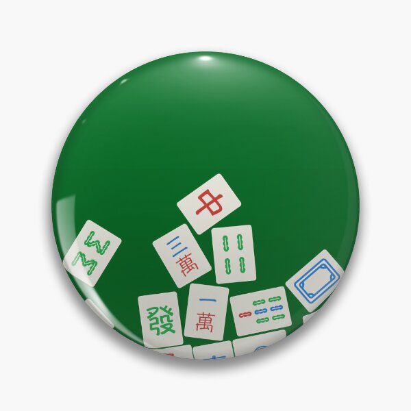 Item preview, Mahjong Tiles On Felt designed and sold by Mochi-Creatives.