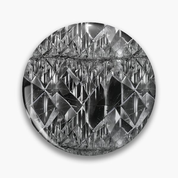 Item preview, Abstract Fragmented Glass Reflection Creating a Dynamic Shattered Mirror Effect designed and sold by CoolPixels.