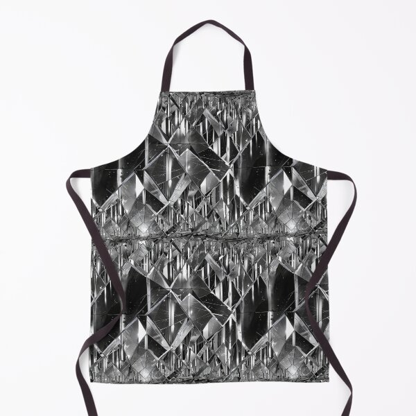 Item preview, Abstract Fragmented Glass Reflection Creating a Dynamic Shattered Mirror Effect designed and sold by CoolPixels.