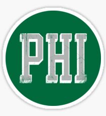 PHI - block abv - 5 Sticker