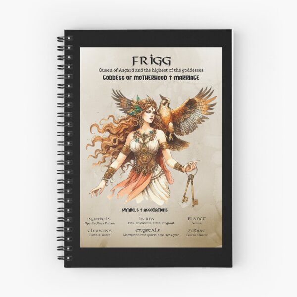 Item preview, Frigg Norse Goddess of Motherhood & Marriage designed and sold by Kjahli.