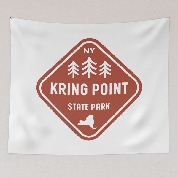 Item preview, Kring Point State Park New York Rhombus designed and sold by bivenart.