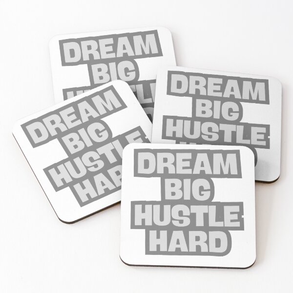 Item preview, Dream Big Hustle Hard designed and sold by NicolasGlowArt.